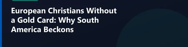 Graphic showing European families considering relocation to Argentina and South America
